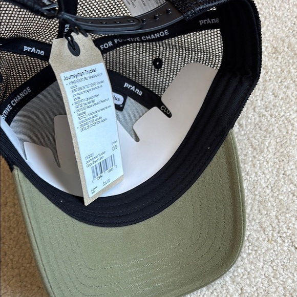 New Prana Gray Olive Trucker Hat with See you Later Alligator Design - Picture 4 of 4
